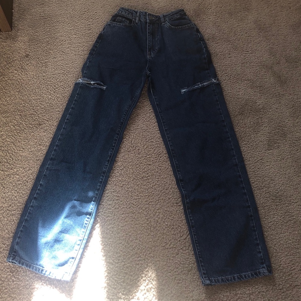 High Waisted Baggy Jeans